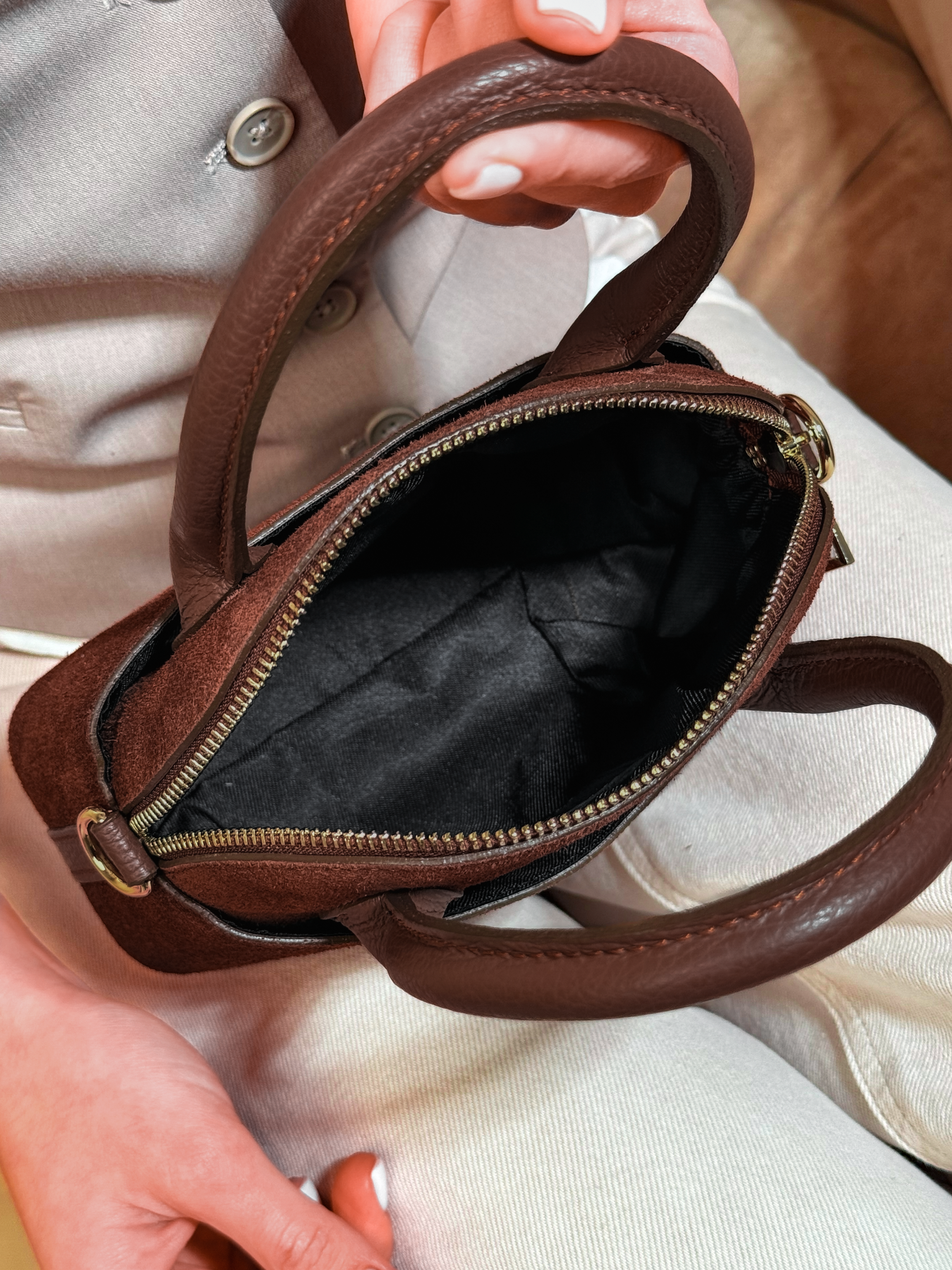 EMMA MINI VELUR MARO CIOCOLATIU