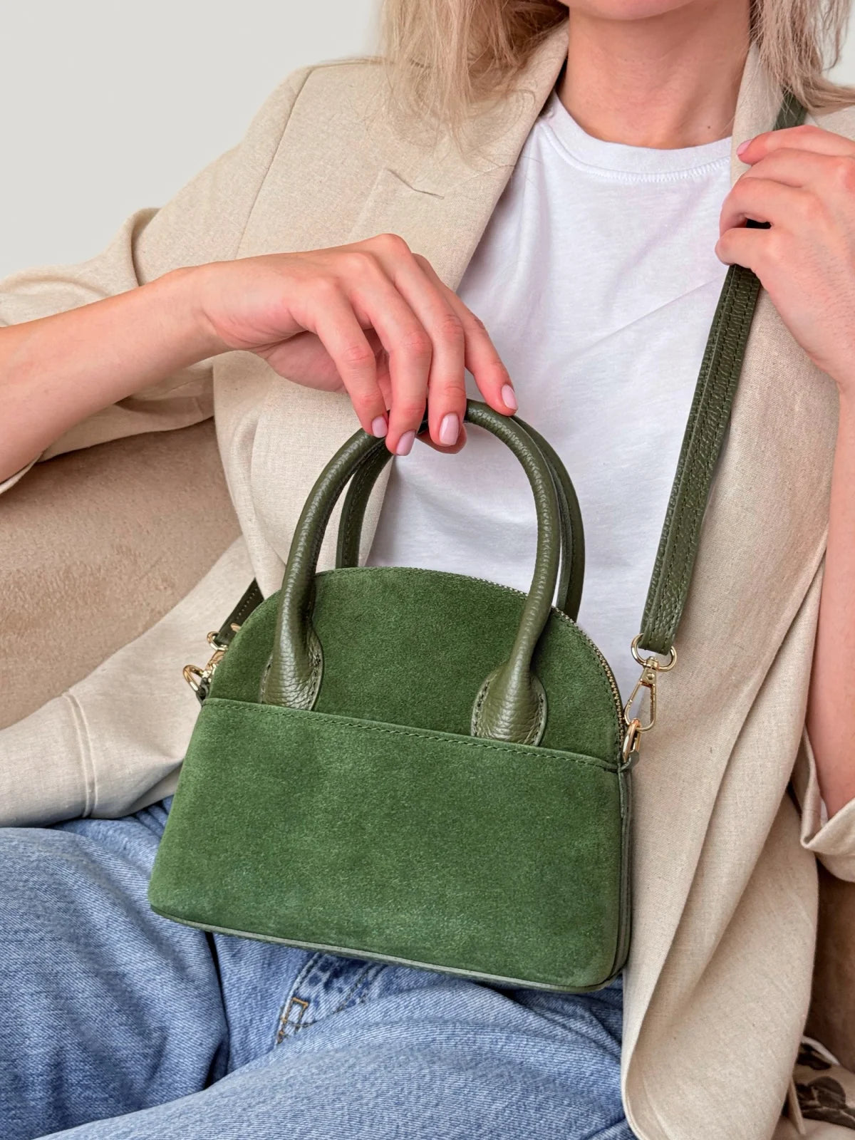 EMMA MINI VELUR VERDE